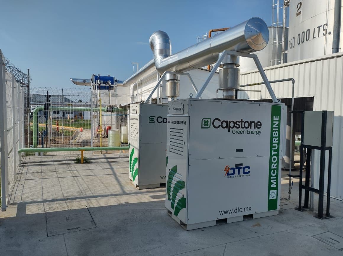 Funcionamiento de las Microturbinas Capstone Green Energy Corporation
